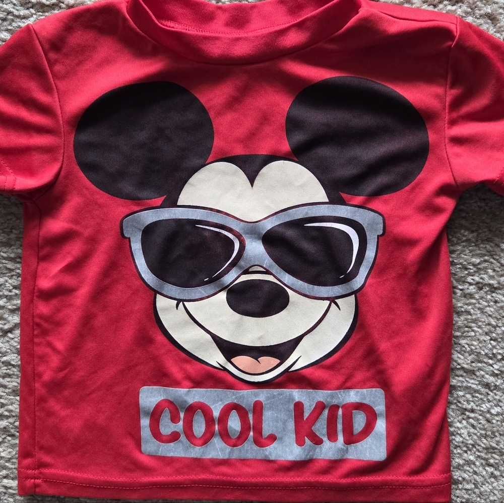 Disney Mickey Mouse Boys Cool Kid Graphic T-Shirt Size 2T